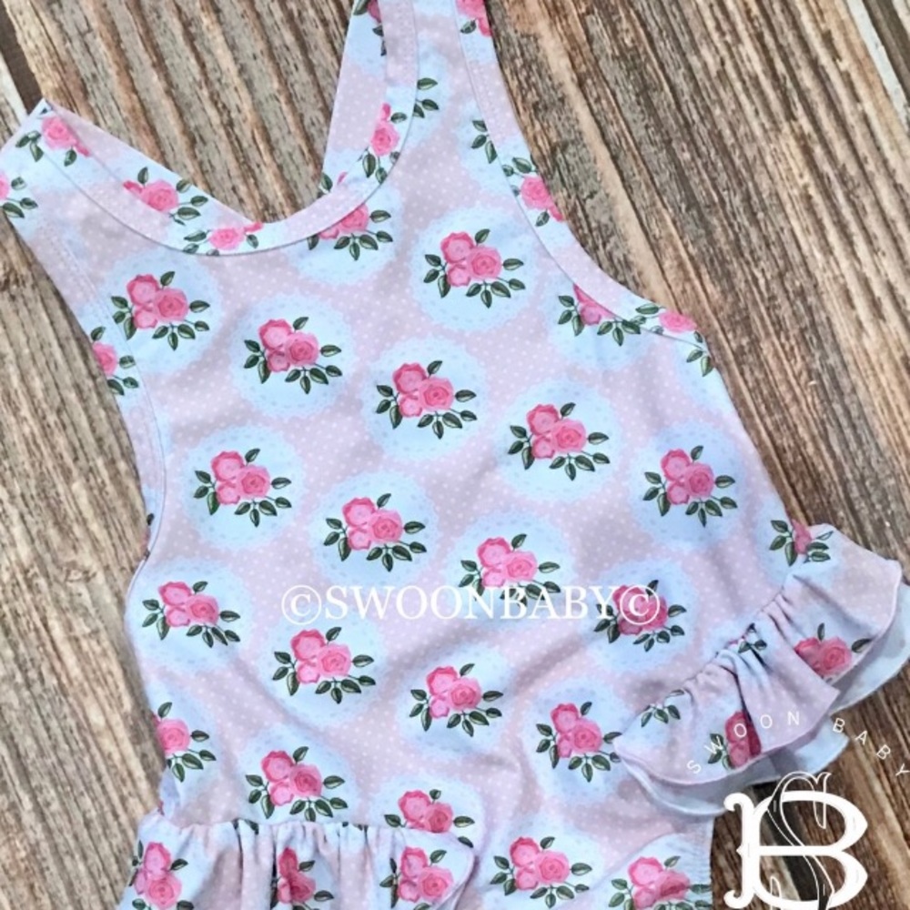 Swoon Baby Shabby Rose one-piece swimsuit